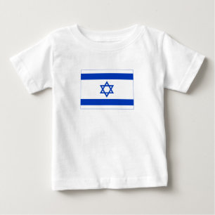 T-shirt Pour Bébé Drapeau Israël