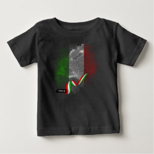 T-shirt Pour Bébé Drapeau italien