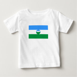 T-shirt Pour Bébé Drapeau Kabardino Balkaria