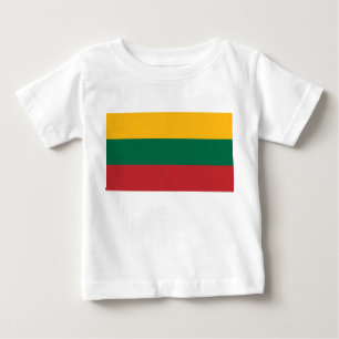 T-shirt Pour Bébé Drapeau lituanien