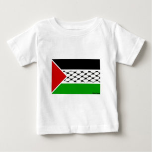 T-shirt Pour Bébé Drapeau Palestine Keffiyeh