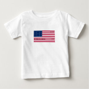 T-shirt Pour Bébé Drapeau patriotique de l'atoll de Bikini