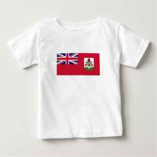 T-shirt Pour Bébé Drapeau patriotique des Bermudes