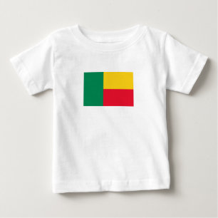 T-shirt Pour Bébé Drapeau patriotique du Bénin