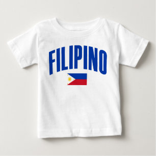 T-shirt Pour Bébé Drapeau philippin philippin