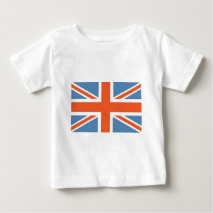 T-shirt Pour Bébé Drapeau poster vintage classique Union Jack Britis