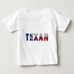 T-shirt Pour Bébé Drapeau texan