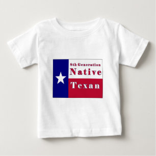 T-shirt Pour Bébé Drapeau texan natif de 8e génération