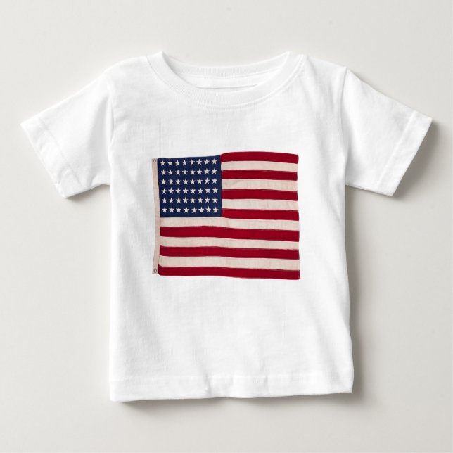T-shirt Pour Bébé Drapeau vintage (Devant)
