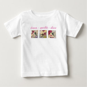 T-shirt Pour Bébé Dream Sparkle Shine Hummingbird Art Baby Tutu
