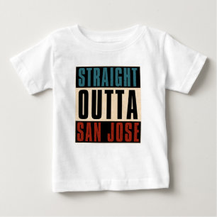 T-shirt Pour Bébé Droit devant San Jose California CA USA