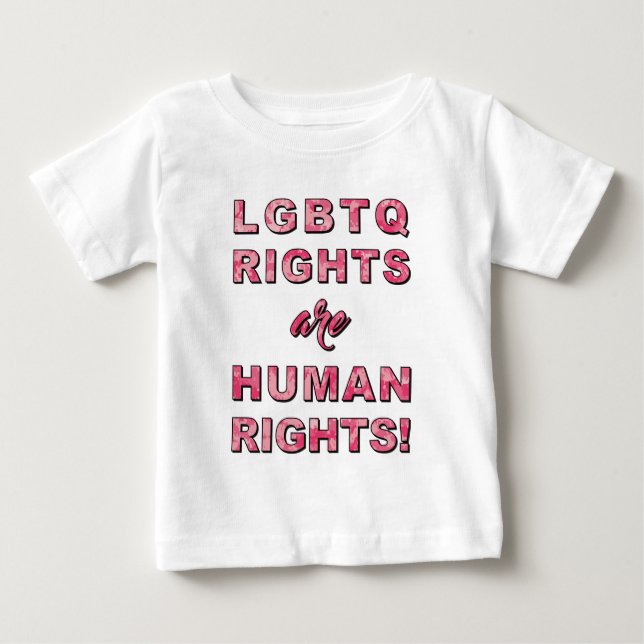 T-SHIRT POUR BÉBÉ DROITS LGBTQ... (Devant)