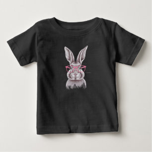 T-shirt Pour Bébé Drôle Bunny mignon Cadeaux de famille Pâques