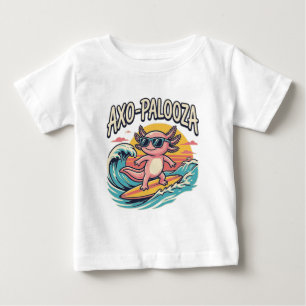 T-shirt Pour Bébé Drôle de Axo-Palooza Concert Parodie Alternative 9