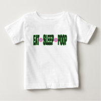 Drôle Manger Sleep Poop Baby Onsie