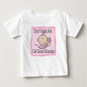 T-shirt Pour Bébé Drôle ne me fais pas appeler grand-père