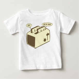 T-shirt Pour Bébé Drôle Toast Cartoon - Nous sommes Toast
