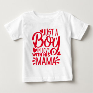 T-shirt Pour Bébé Drôle typographie de Valentine