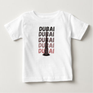 T-shirt Pour Bébé Dubai Burj Khalifa