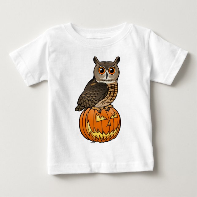 T-shirt Pour Bébé Duc d'Eurasien de Halloween (Devant)