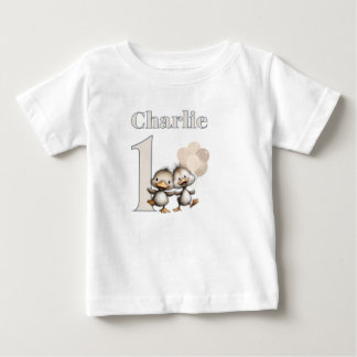 T-shirt Pour Bébé Ducklings Dancing 1st Birthday Celebrations!