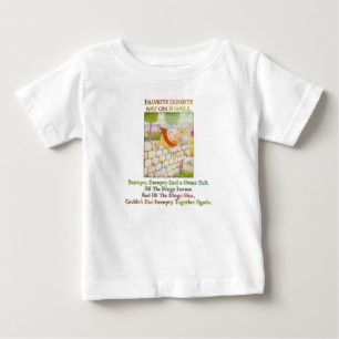 T-shirt Pour Bébé DUMPTY HUMPTY - Les rimes des infirmières pour le