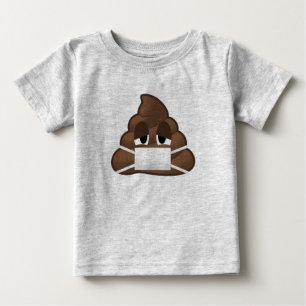 T-shirt Pour Bébé Dunette malade Emoji de masque