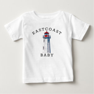 T-shirt Pour Bébé East Coast Baby PEGGY'S COVE LIGHTHOUSE N.S.