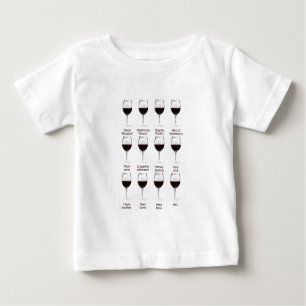 T-shirt Pour Bébé Échantillon de vin