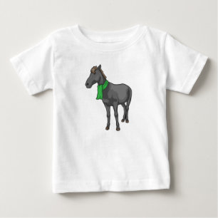 T-shirt Pour Bébé Écharpe de cheval