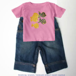 T-shirt Pour Bébé École tropicale