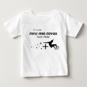 T-shirt Pour Bébé Écoulement-Un-Sept : Chemise infantile de cavalie
