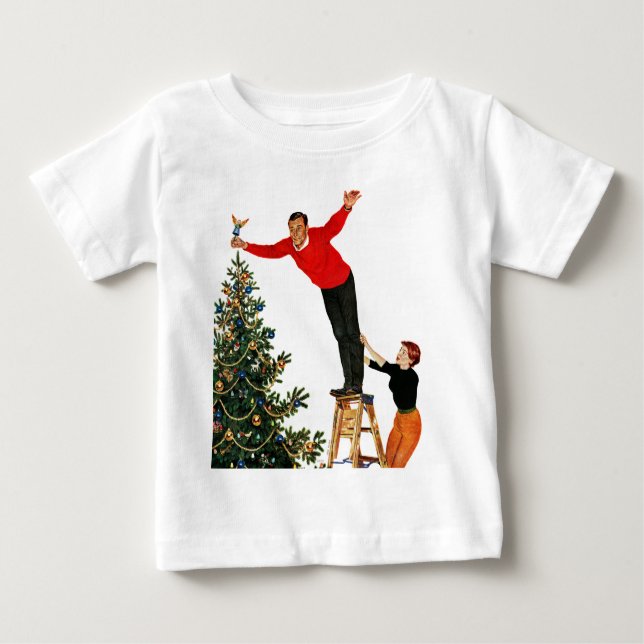 T-shirt Pour Bébé Écrimage de l'arbre (Devant)