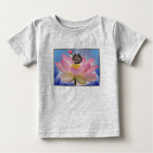 T-shirt Pour Bébé Écureuil de bébé chéri au coeur doux