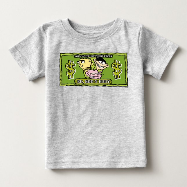 T-shirt Pour Bébé Ed, Edd, n Eddy Dollar Bill (Devant)