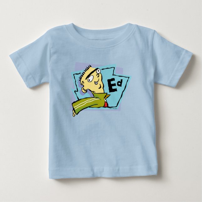 T-shirt Pour Bébé Ed - Graphique de caractères (Devant)