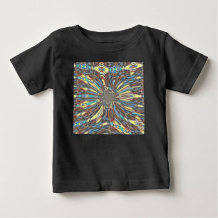 T-shirt Pour Bébé Edgy African Urban Pop Art Conception optique Abst