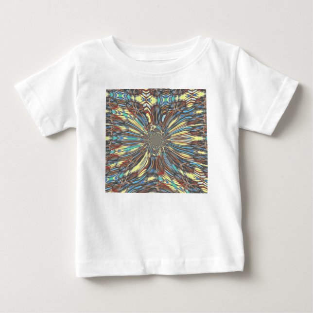 T-shirt Pour Bébé Edgy African Urban Pop Art Conception optique Abst (Devant)