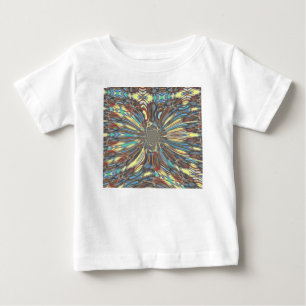 T-shirt Pour Bébé Edgy African Urban Pop Art Conception optique Abst
