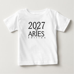 T-shirt Pour Bébé Édition Bélier 2027 avec symbole T-Shirt bébé