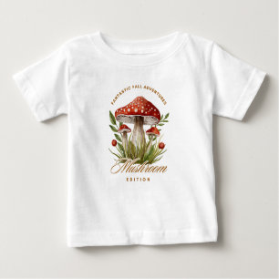 T-shirt Pour Bébé Edition champignons