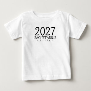 T-shirt Pour Bébé Édition Sagittaire 2027 avec symbole T-Shirt bébé