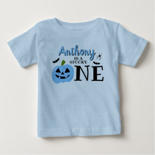 T-shirt Pour Bébé Éffrayant Un Halloween 1er Anniversaire