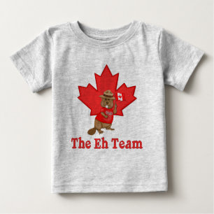 T-shirt Pour Bébé Eh Team Beaver