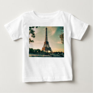 T-shirt Pour Bébé Eiffel tour lancer oreiller