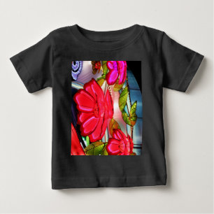 T-shirt Pour Bébé Élégance électrique en rose
