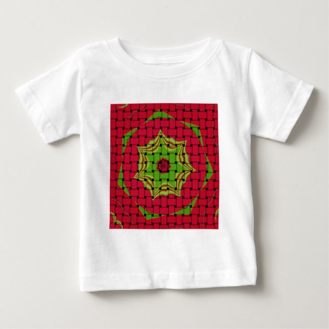 T-shirt Pour Bébé Elégant Africain Lovely Tissé motif d'impression v (Devant)