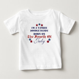 T-SHIRT POUR BÉBÉ ÉLÉGANT DE GRIFFONNAGE DE YANKEE SOUTENU SUR LE