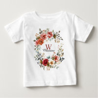 Elégante chemise florale d'aquarelle avec Roses bo