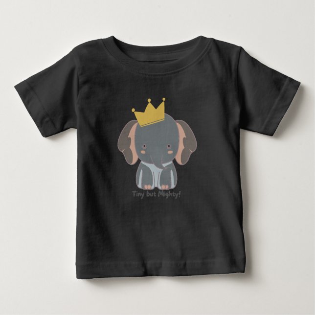 T-shirt Pour Bébé Eléphant (Devant)